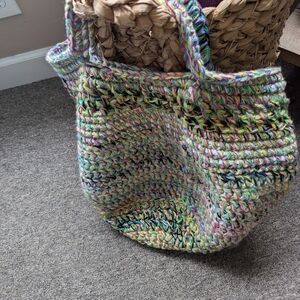 Multicolor ⛱️ Tote Bag Or Market Bag - Handmade